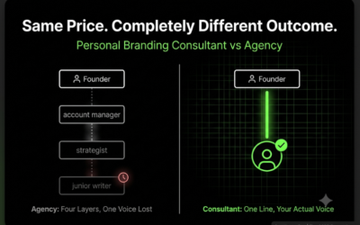Personal Branding Consultant vs Agency: Why the Choice Matters More Than You Think