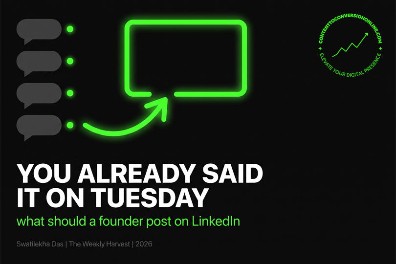 what should a founder post on LinkedIn featured image
